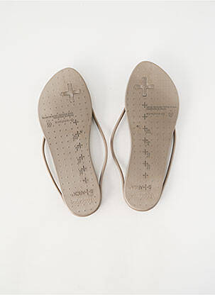 Tongs bout ouvert talon plat jusqu'à 3cm gris IPANEMA femme