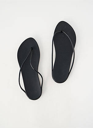 Tongs bout ouvert talon plat jusqu'à 3cm noir IPANEMA femme