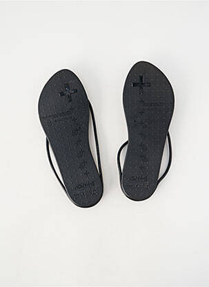 Tongs bout ouvert talon plat jusqu'à 3cm noir IPANEMA femme