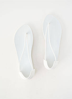 Tongs bout ouvert talon plat jusqu'à 3cm blanc IPANEMA femme