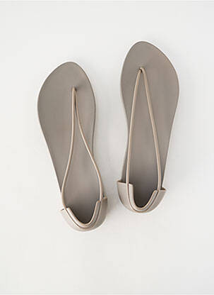 Tongs bout ouvert talon plat jusqu'à 3cm gris IPANEMA femme