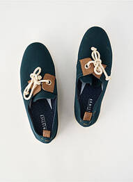 Baskets bout rond talon plat jusqu'à 3cm vert ARMISTICE femme