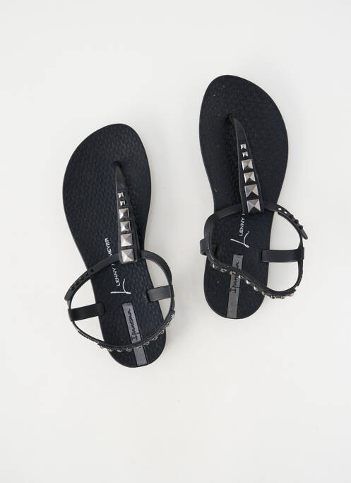 Tongs bout ouvert talon plat jusqu'à 3cm noir IPANEMA femme