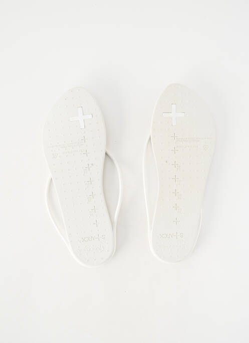 Tongs bout ouvert talon plat jusqu'à 3cm blanc IPANEMA femme