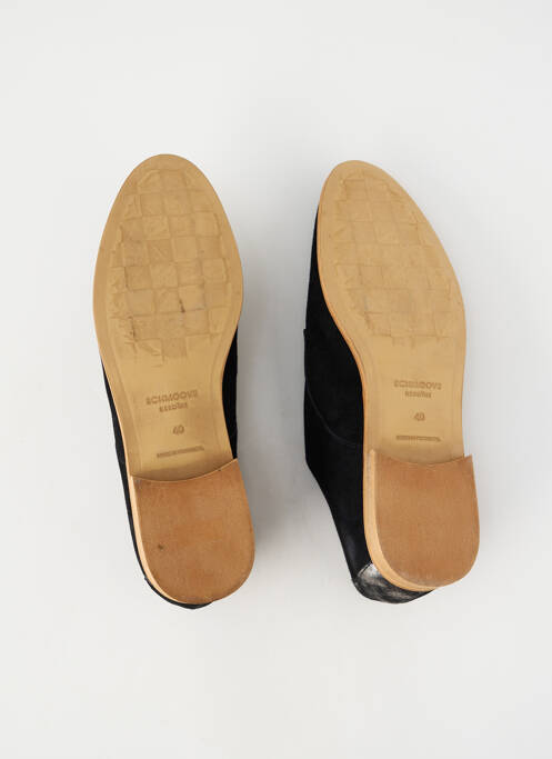 Derbies tissage satiné talon plat jusqu'à 3cm noir SCHMOOVE femme