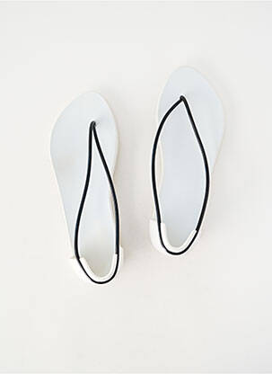 Tongs bout ouvert talon plat jusqu'à 3cm blanc IPANEMA femme