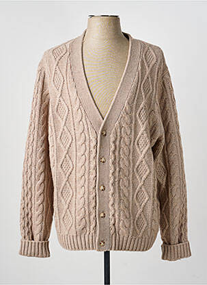 Gilet manches longues col v marron LEVI'S homme
