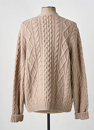 Gilet manches longues col v marron LEVI'S homme