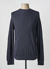 Pull col rond manches longues bleu DSTREZZED homme