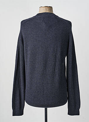 Pull col rond manches longues bleu DSTREZZED homme