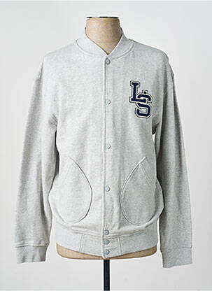 Veste casual resserrée sur le bas gris LEVI'S homme