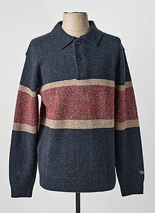 Pull col polo manches longues gris LEVI'S homme