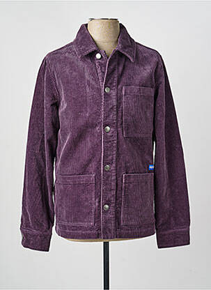 Veste casual fermeture boutonnée sur le devant violet HERO homme