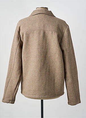 Veste casual coupe droite marron JAQK homme