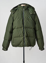 Doudoune manches longues a capuche vert LEVIS homme