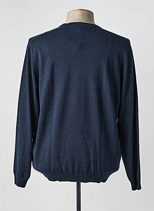 Pull stretch manches longues bleu HARRIS WILSON homme