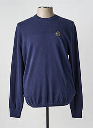 Pull stretch manches longues bleu NAPAPIJRI homme