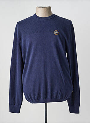 Pull stretch manches longues bleu NAPAPIJRI homme