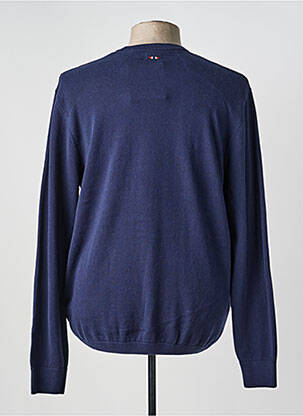 Pull stretch manches longues bleu NAPAPIJRI homme