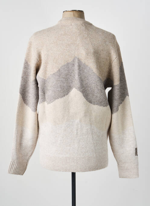 Pull stretch manches longues beige PULL IN homme