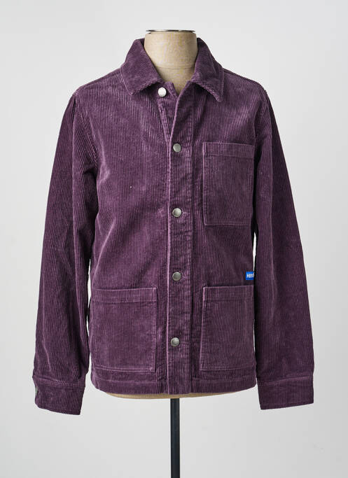 Veste casual fermeture boutonnée sur le devant violet HERO homme