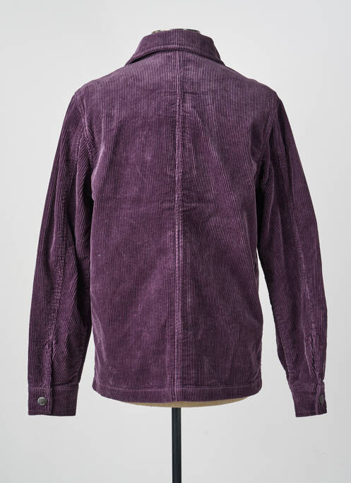 Veste casual fermeture boutonnée sur le devant violet HERO homme