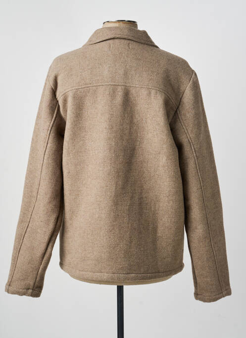 Veste casual coupe droite marron JAQK homme
