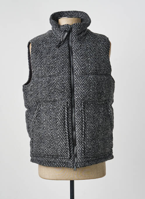 Doudoune poches sans capuche gris DSTREZZED homme