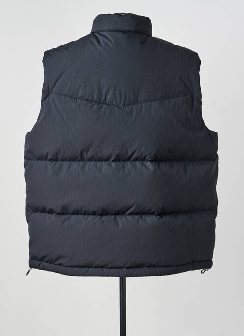 Doudoune fermeture zippée sous rabat pressionné sans capuche noir LEVIS homme