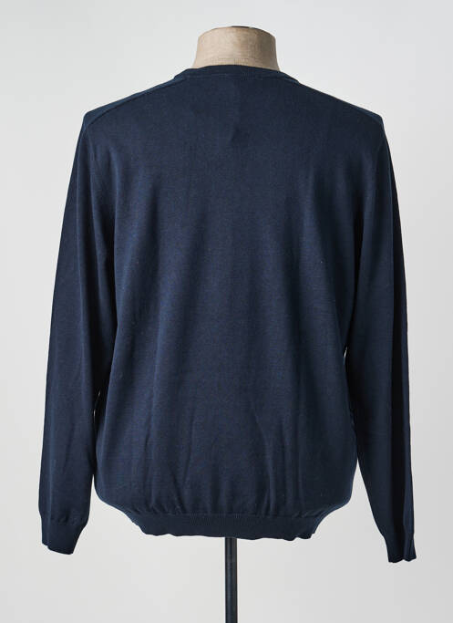 Pull stretch manches longues bleu HARRIS WILSON homme