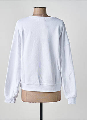 Sweat-shirt stretch manches longues blanc JUBYLEE femme