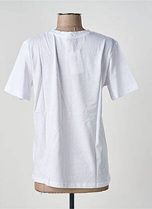 T-shirt sérigraphie floquée manches courtes blanc FIRSTAGE femme