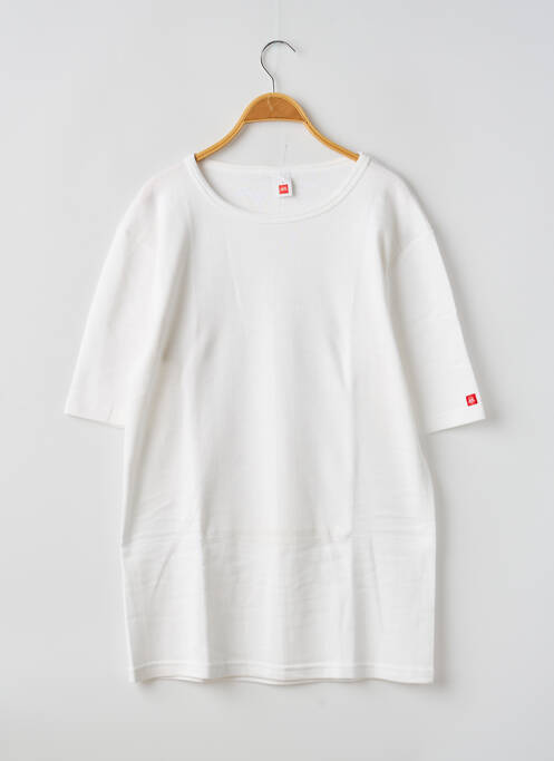T-shirt coupe droite manches courtes blanc JET homme