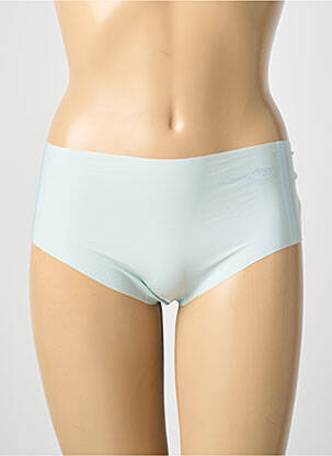 Shorty tissage satiné bleu SLOGGI femme