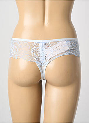Tanga stretch bleu TRIUMPH femme