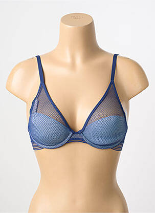 Soutien-gorge sans armature haut soutien-gorge moulé bleu TRIUMPH femme