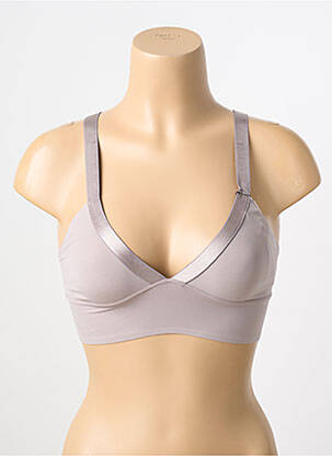 Soutien-gorge sans armature brassieres gris SLOGGI femme