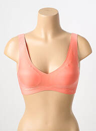 Soutien-gorge fermeture agrafe brassieres orange SLOGGI femme