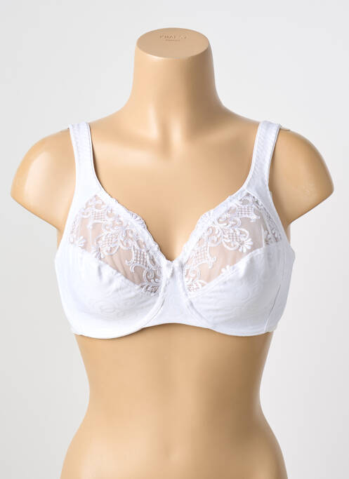 Soutien-gorge broderie haut soutien-gorge emboitant blanc TRIUMPH femme