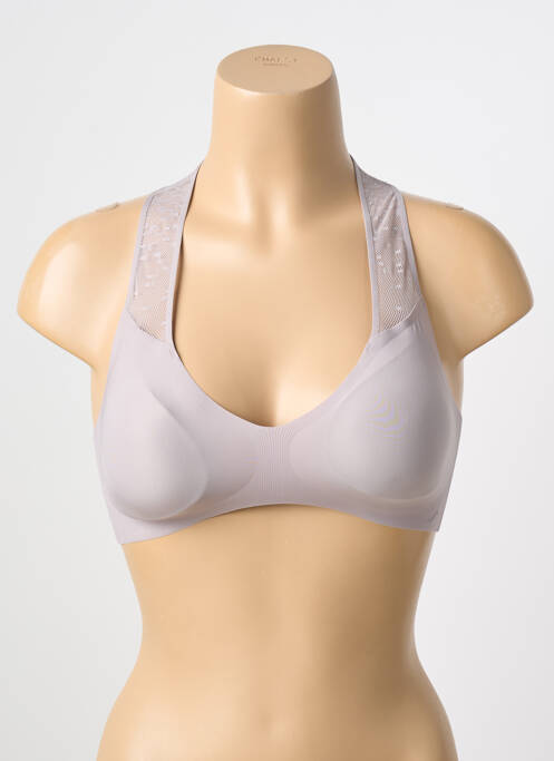 Soutien-gorge sans armature brassieres gris SLOGGI femme