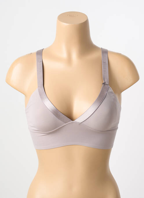 Soutien-gorge sans armature brassieres gris SLOGGI femme