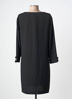Robe courte manches 3/4 manches 3/4 noir QUEENIE femme