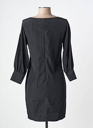 Robe courte fermeture zippée au dos manches longues noir SCHOOL RAG femme