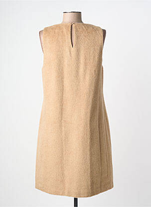 Robe mi-longue sans manche sans manche marron RIVER WOODS femme