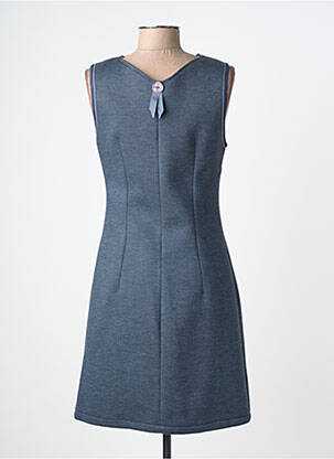 Robe courte sans manche sans manche bleu LO! LES FILLES femme