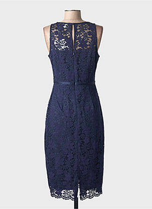 Robe courte sans manche sans manche bleu MARINA V femme