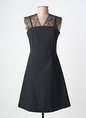 Robe courte sans manche sans manche noir ONE STEP femme