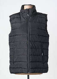 Doudoune poches sans capuche noir MUSTAGHATA femme