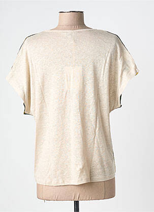 T-shirt coupe droite manches courtes vert LA FEE MARABOUTEE femme