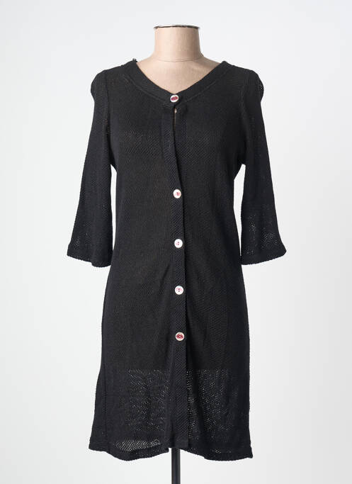 Gilet manches longues manches 3/4 noir LOLESFILLES femme